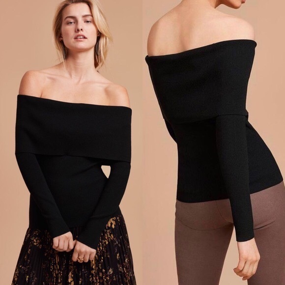 Aritzia Sweaters - Aritzia Wilfred Croquis Black Sweater | Medium